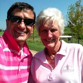 Charles Kallassy with LPGA Great Kathy Whitworth