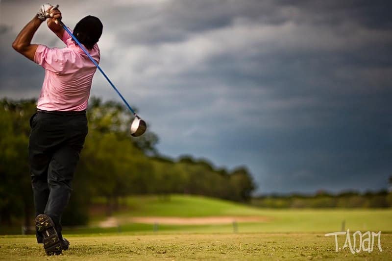 Charles Kallassy on the golf course