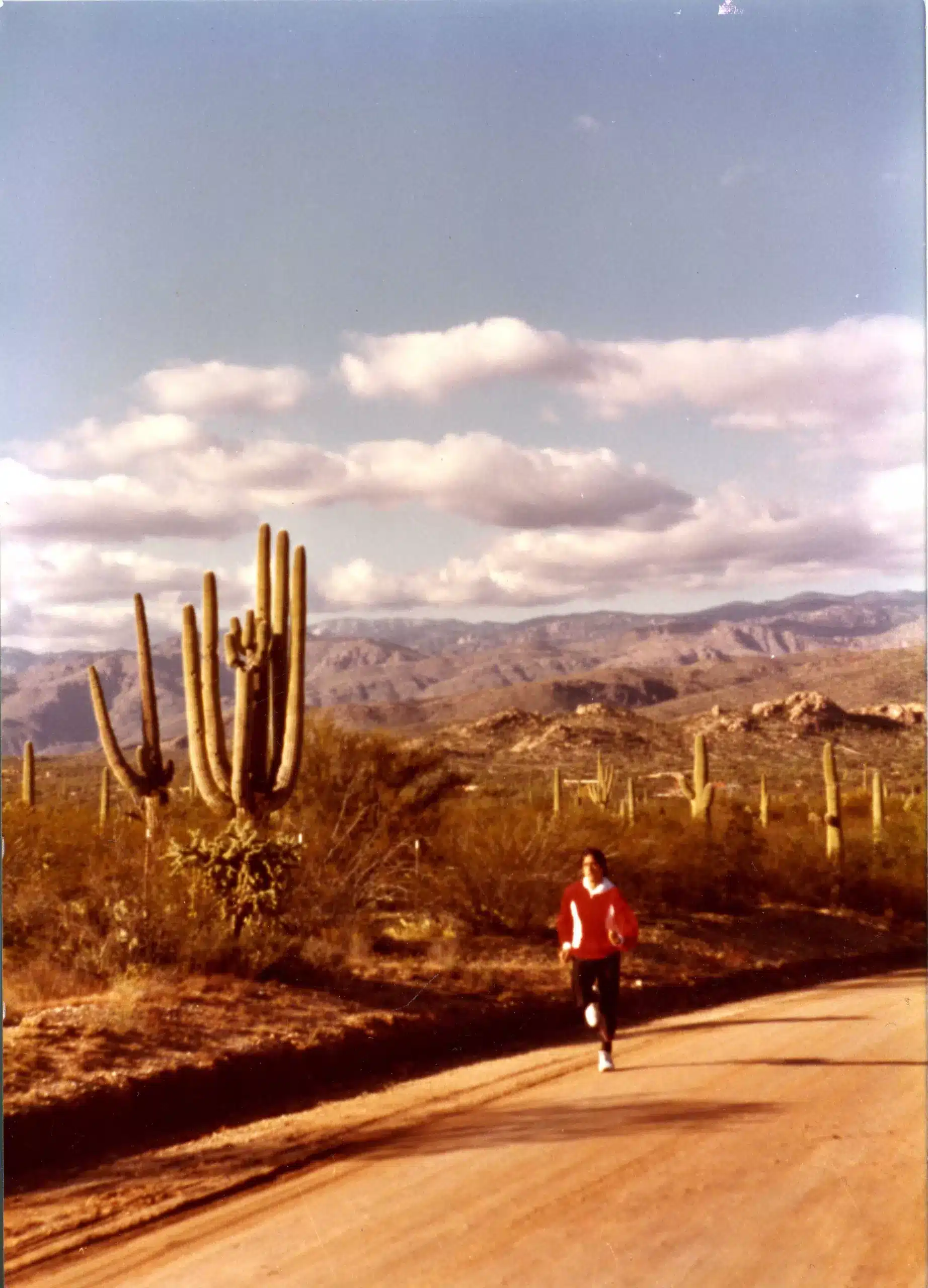 Charles Kallassy running during endurance training
