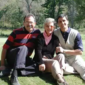 Charles Kallassy with Sandra Palmer and Rudy Duran in 1999